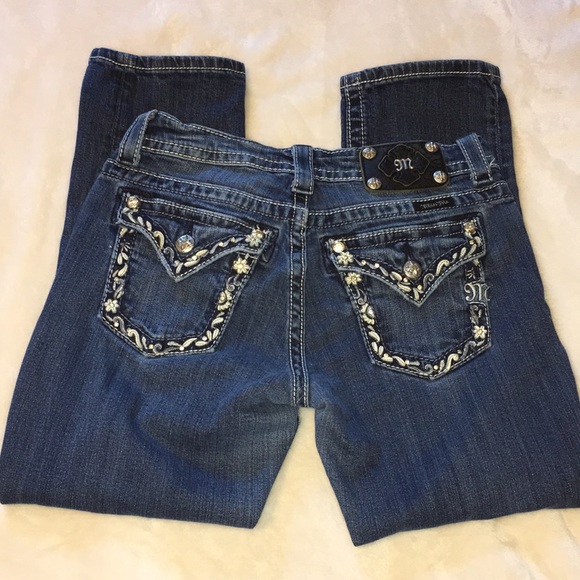 Miss Me Denim - Miss Me jeans size 25  boyfriend capri 24” inseam